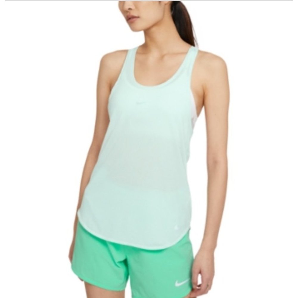 Nike Womens Plus Size 2X Breathe Cool Lightweight Tank Top Running SLIM FIT